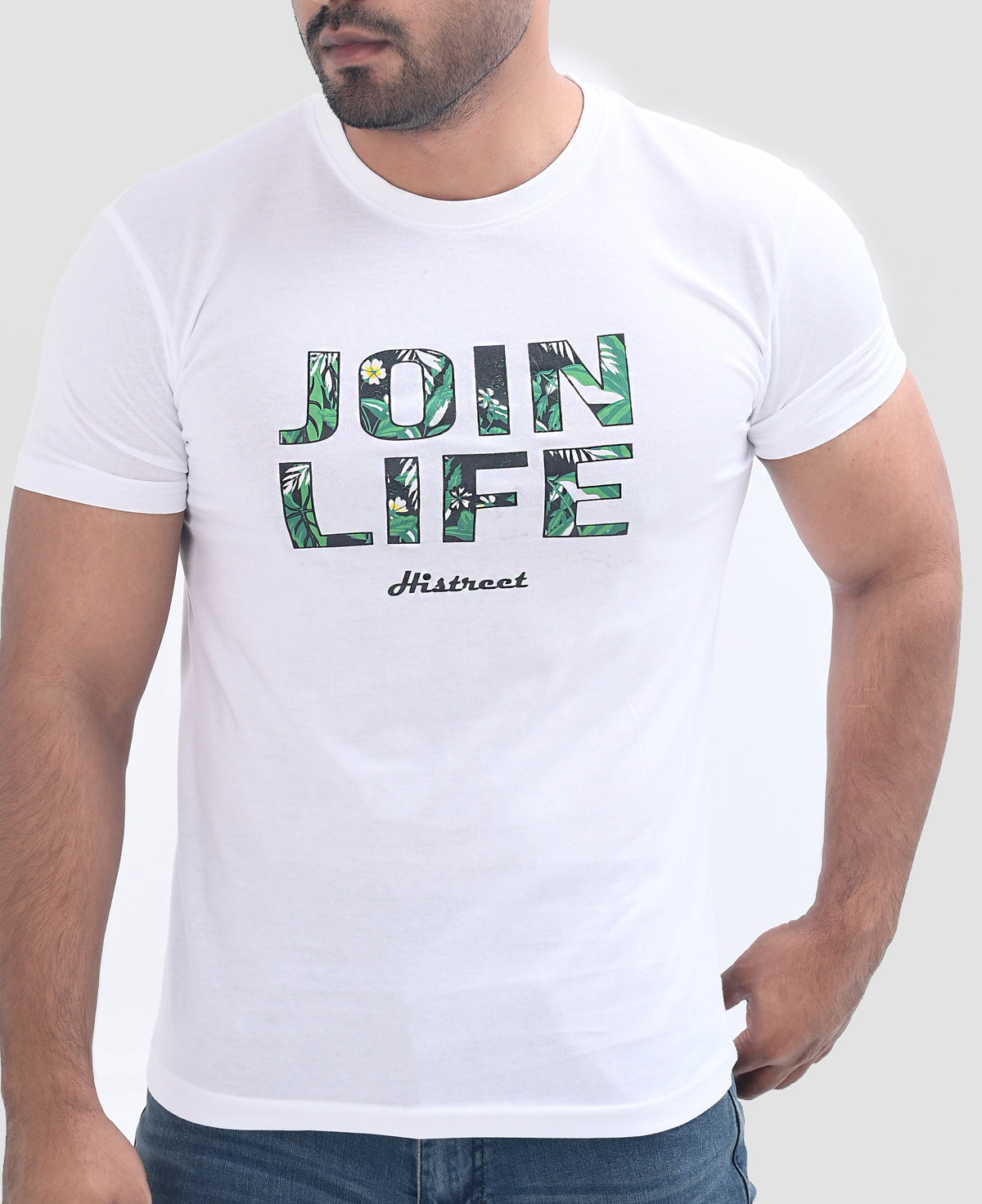 JOIN LIFE PRINTED T-SHIRT