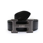 BLACK ANILINE LEATHER BELTT