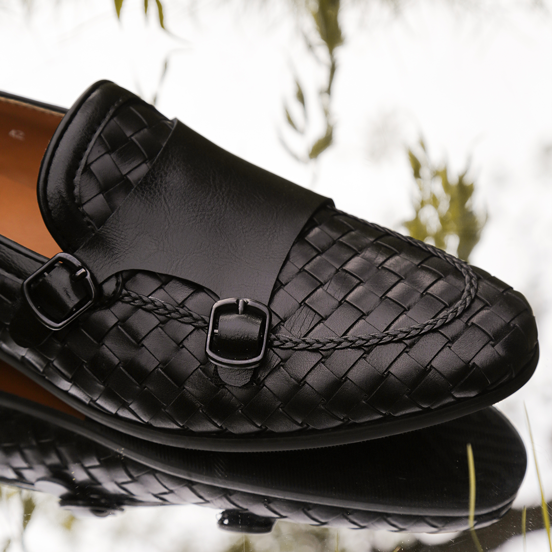 DOUBLE MONK BRAIDED SHOES