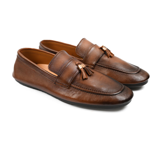 TWO TUNE SOFT LEATHER LOAFERS