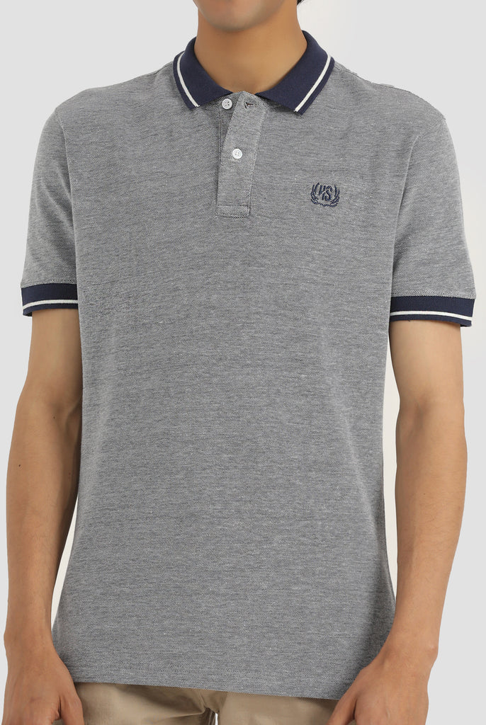 CONTRAST TIPPED POLO SHIRT