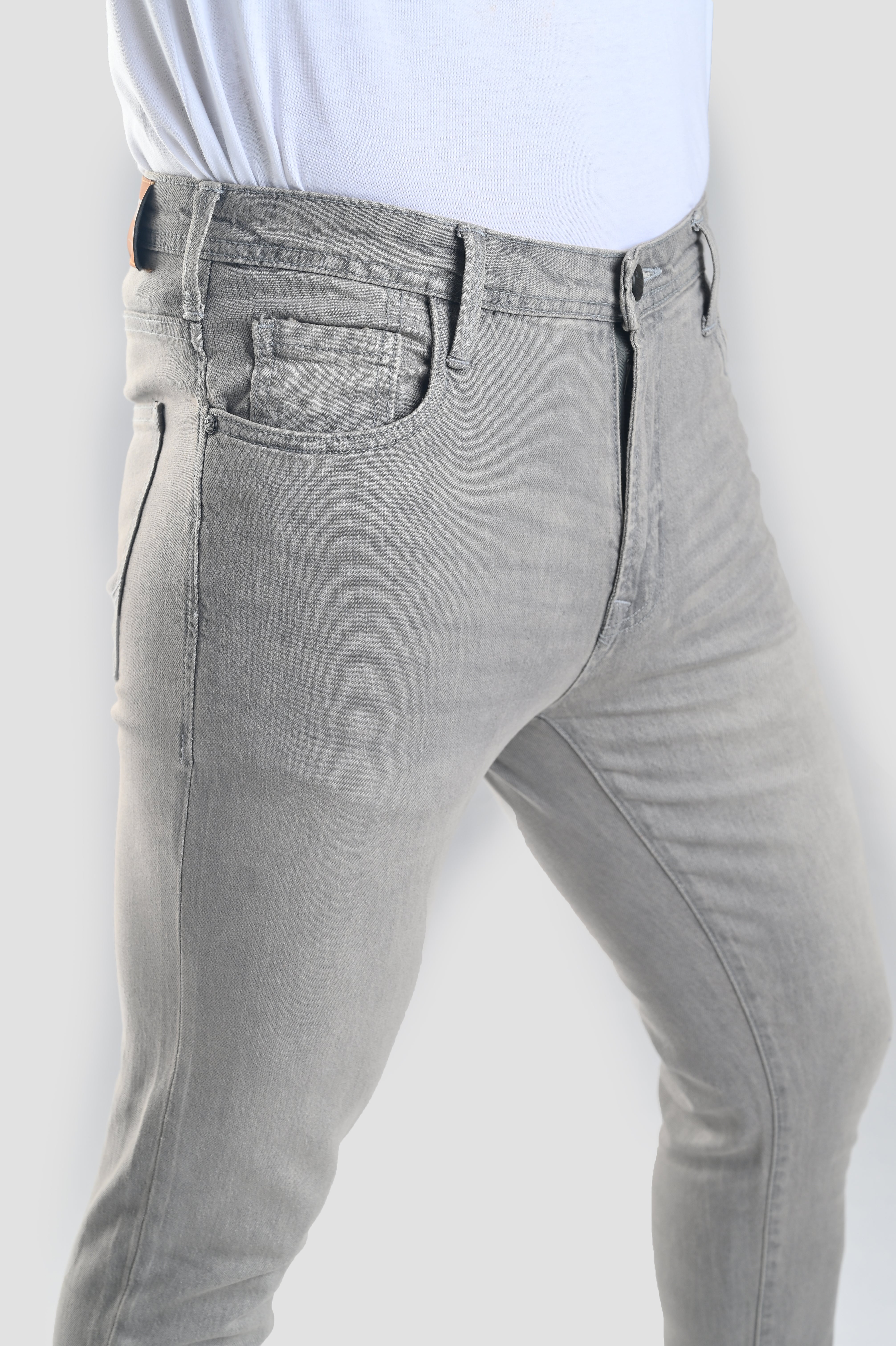 SOLID GREY DENIM