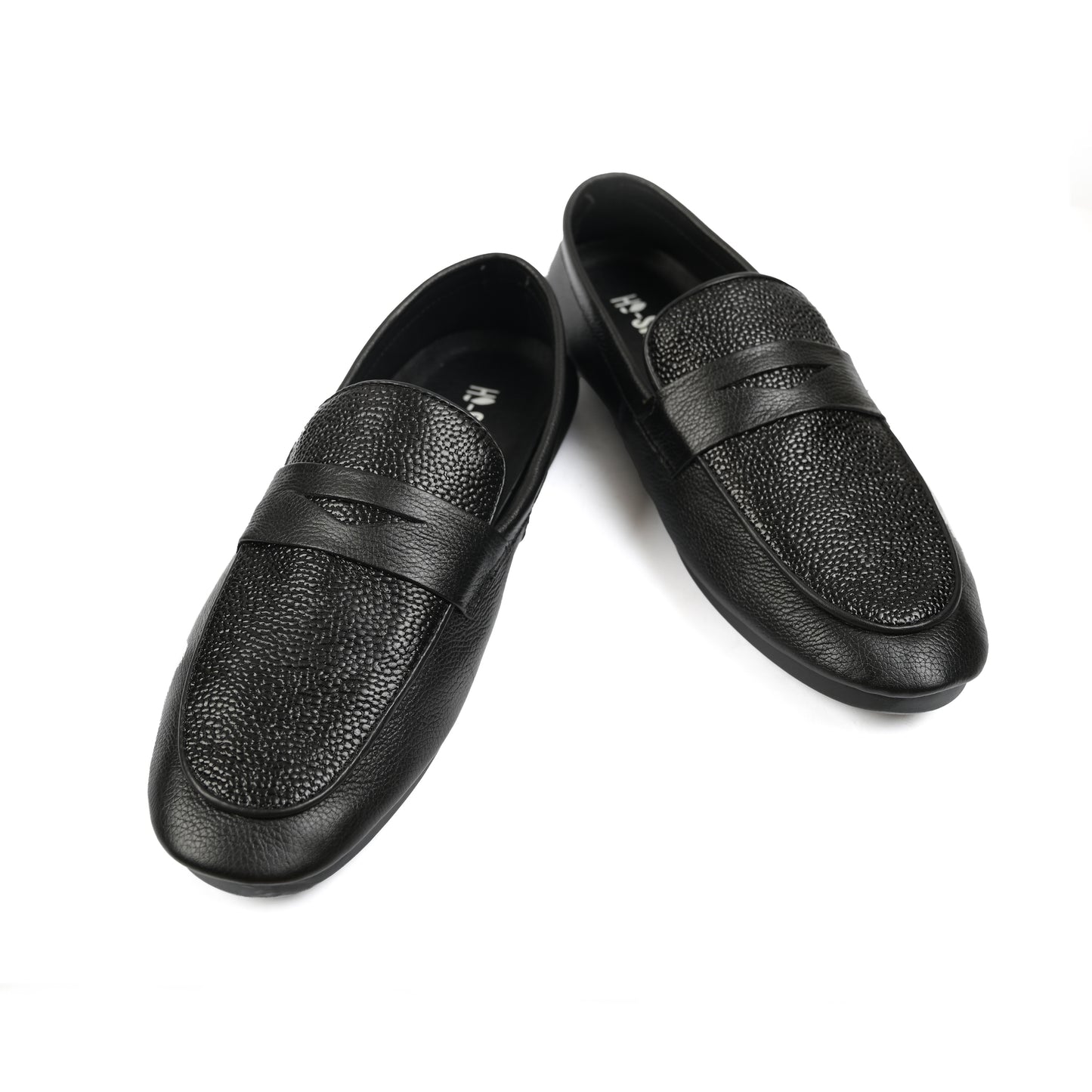 SOFT TEXTURED LEATHER LOAFERS