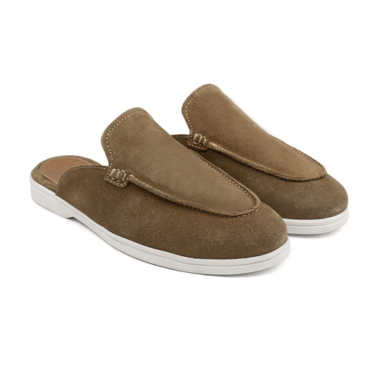 SUEDE LEATHER COMFY MULE