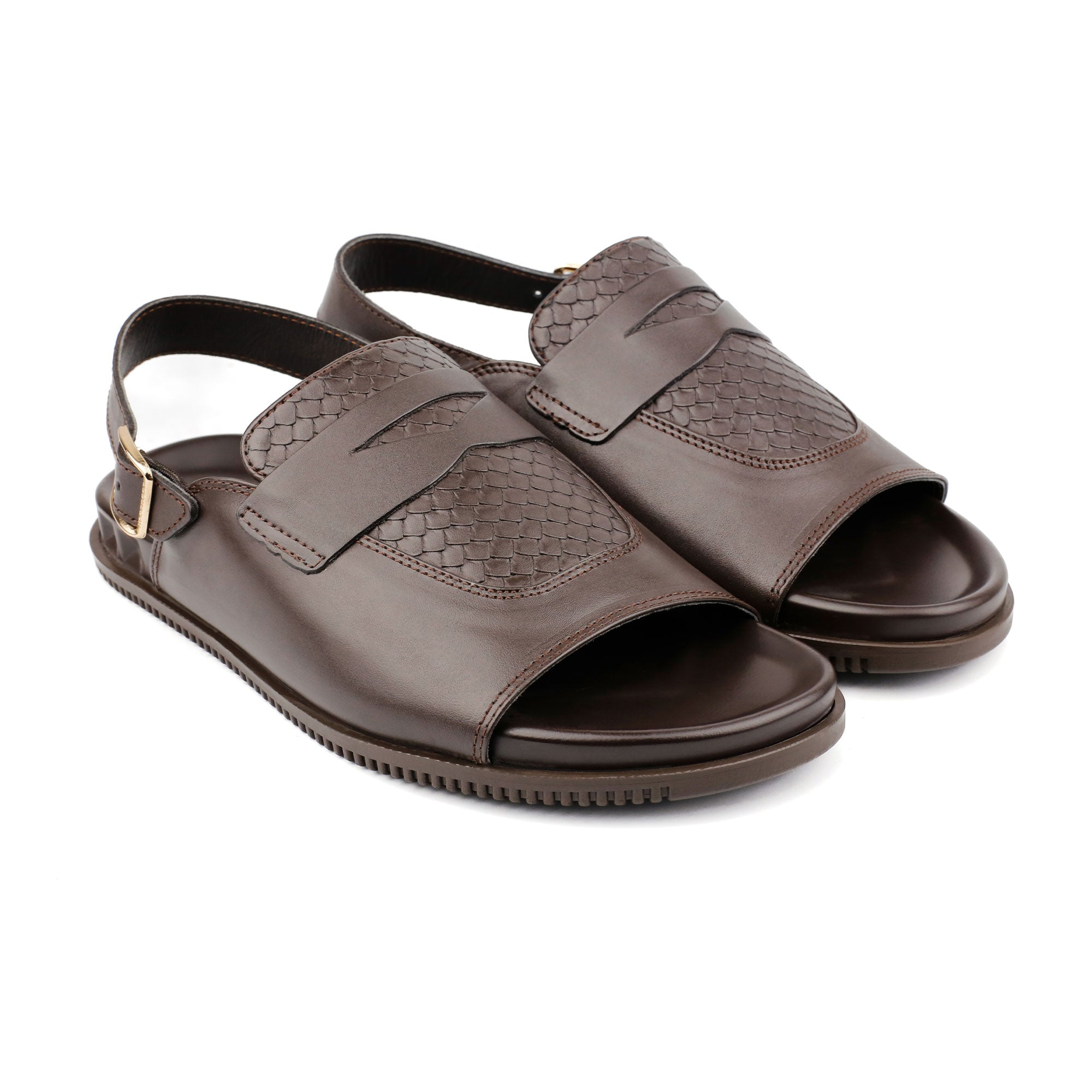 SPLIT LEATHER EVA SANDAL