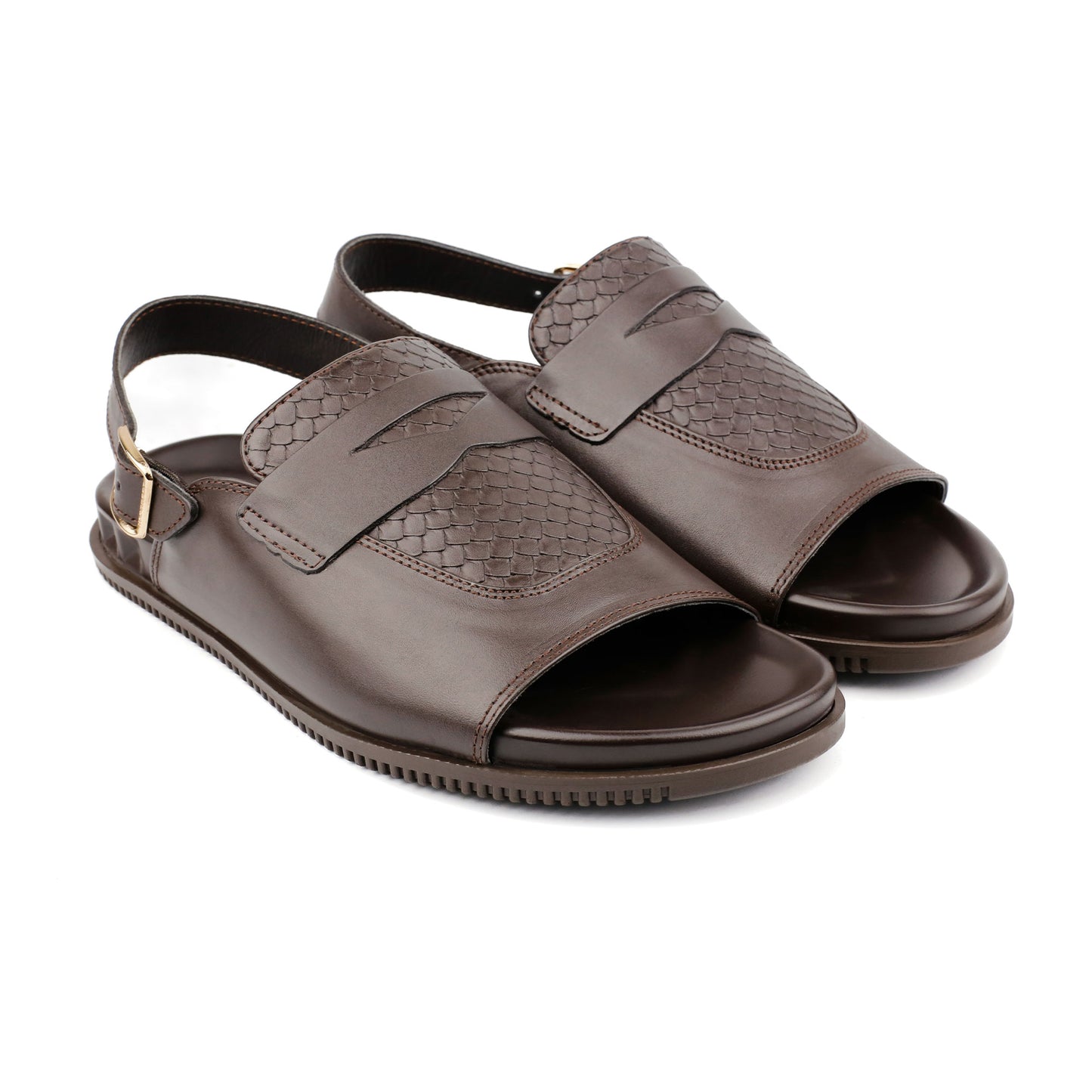 SPLIT LEATHER EVA SANDAL