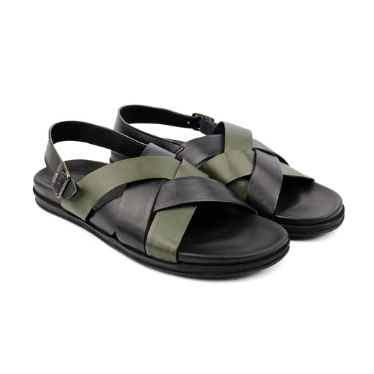 MULTI COLOR LEATHER SANDAL