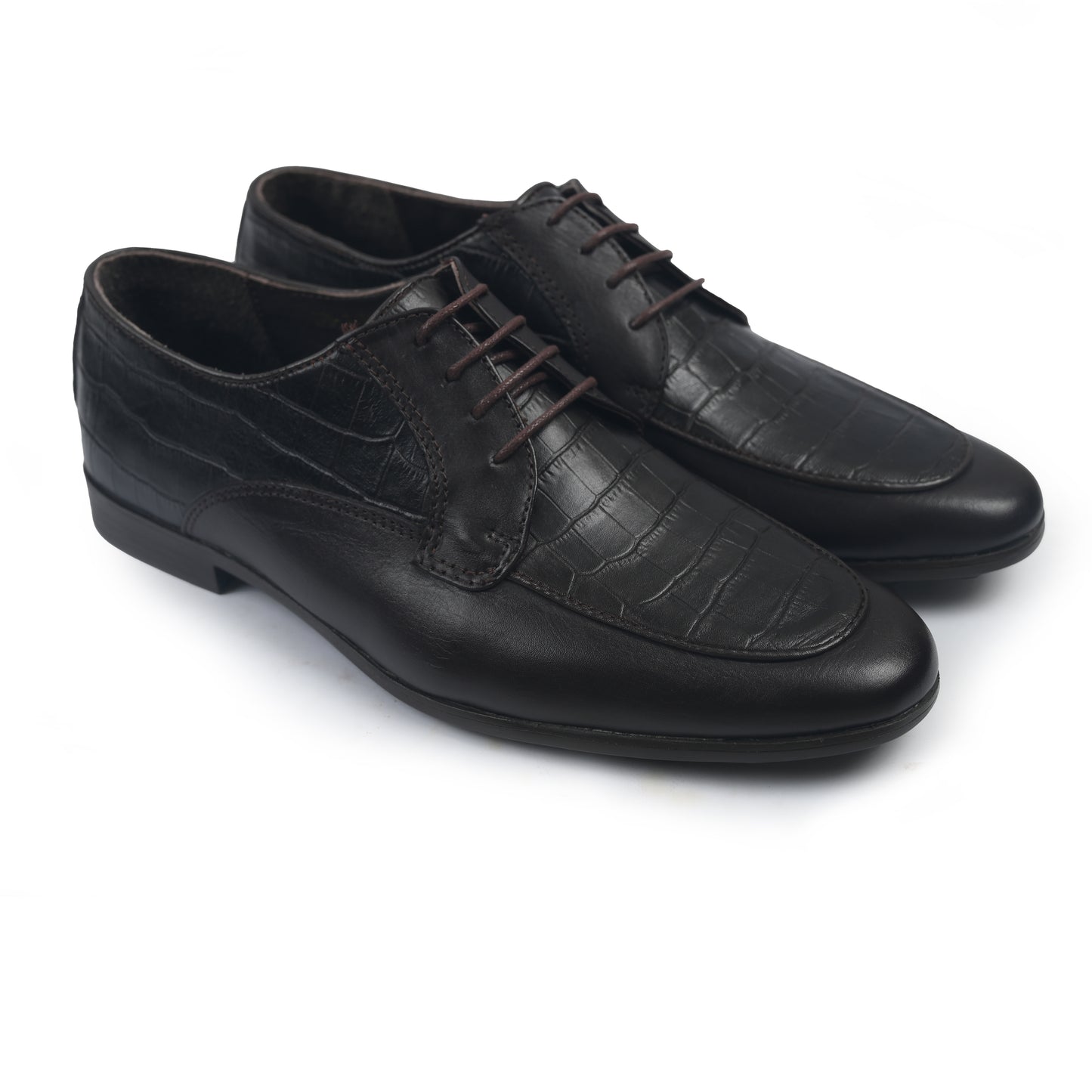 SPLIT LEATHER LACE UP SHOES