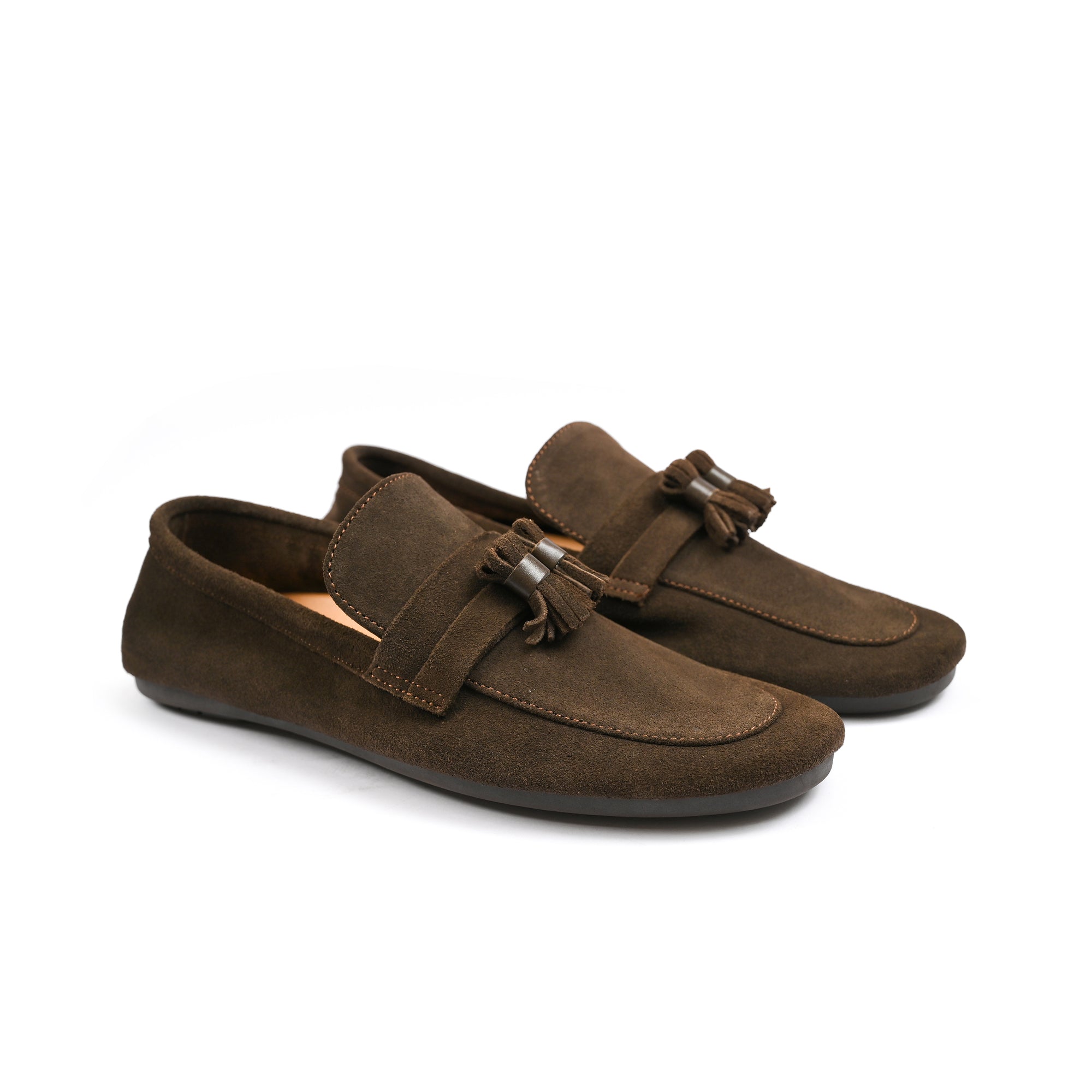 SUEDE LEATHER TASSEL MOCCASIN
