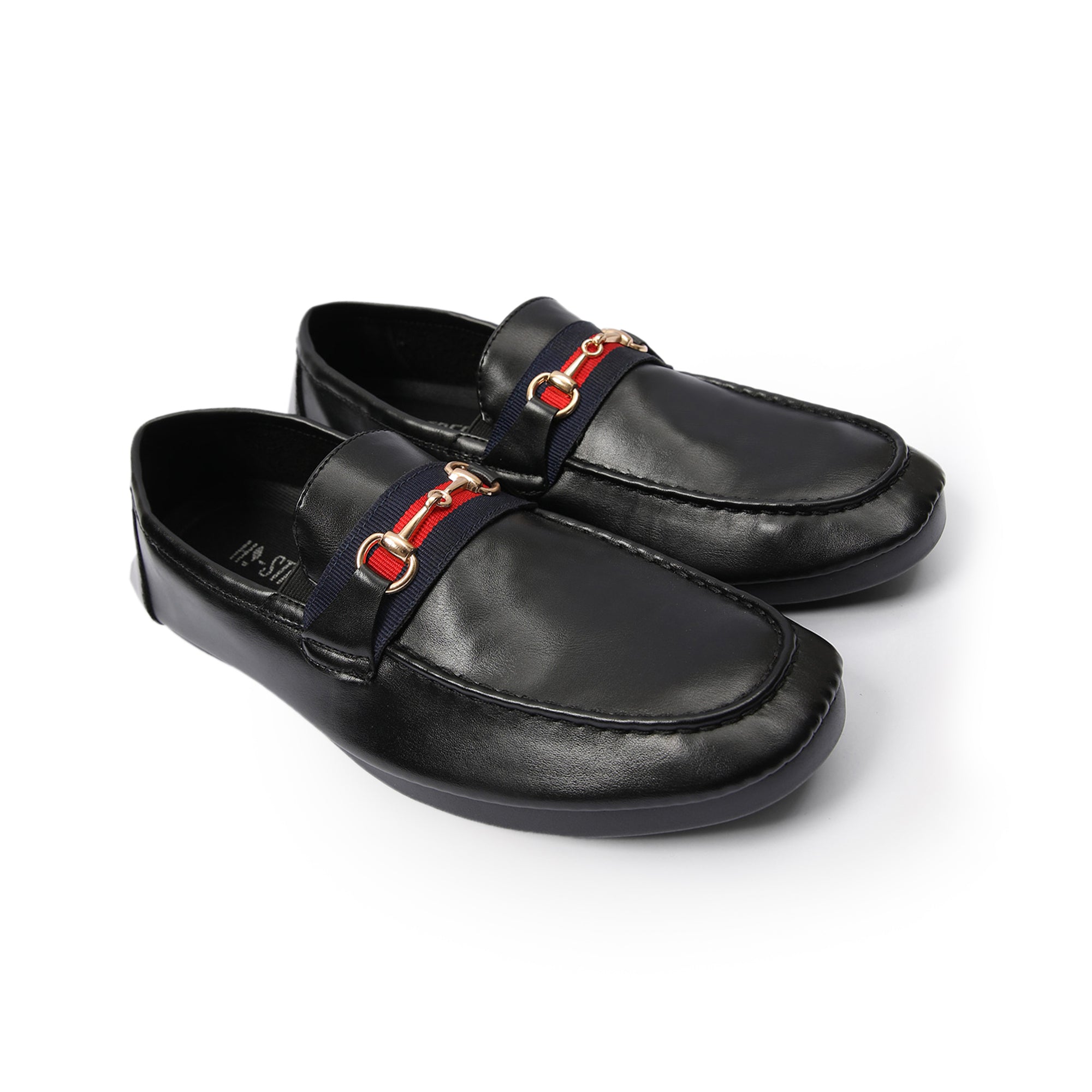 BLACK SOFT LEATHER MOCASSIN