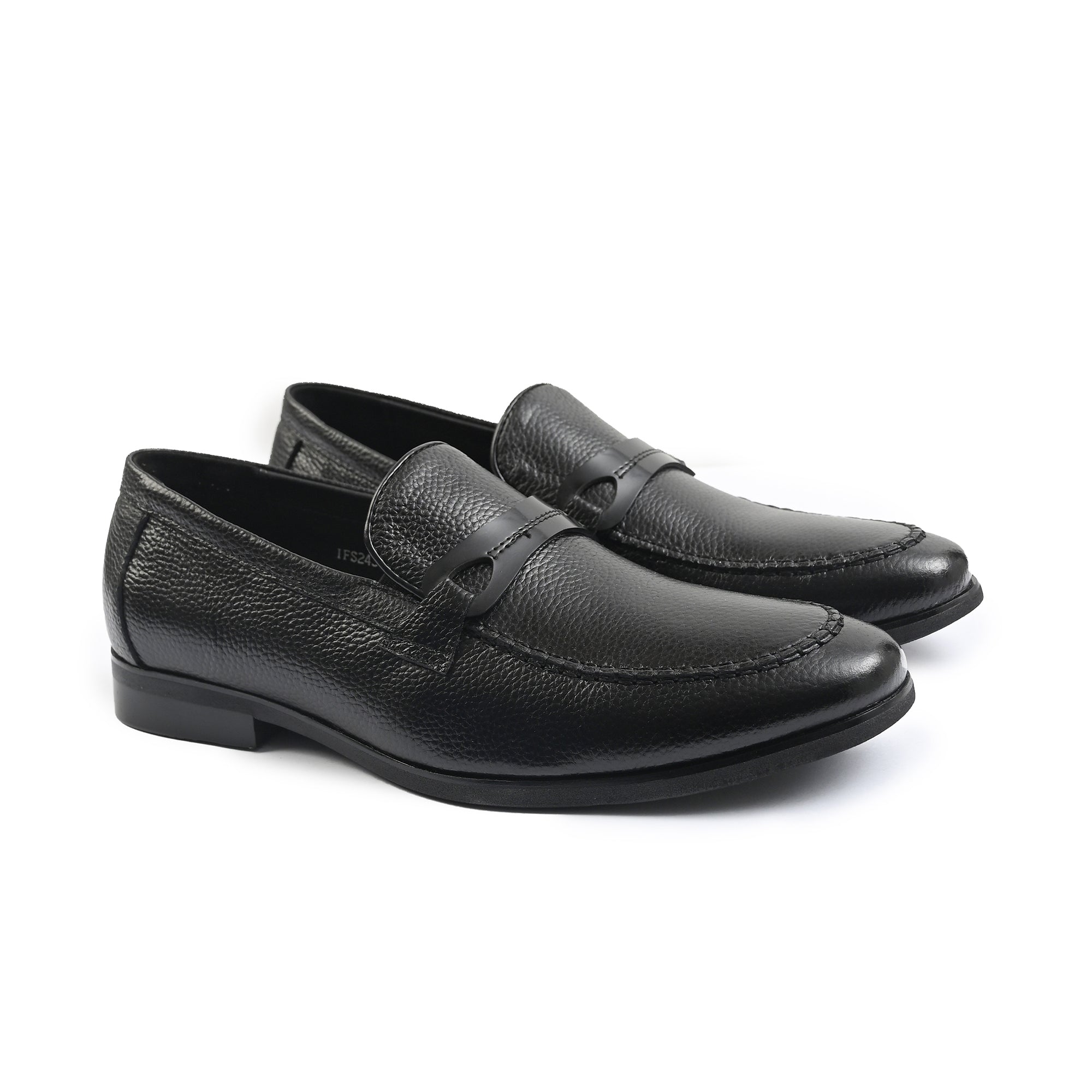 BLACK MILT FORMAL SHOES
