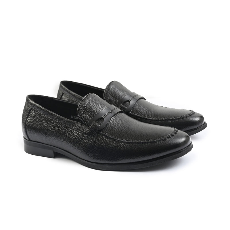 BLACK MILT FORMAL SHOES