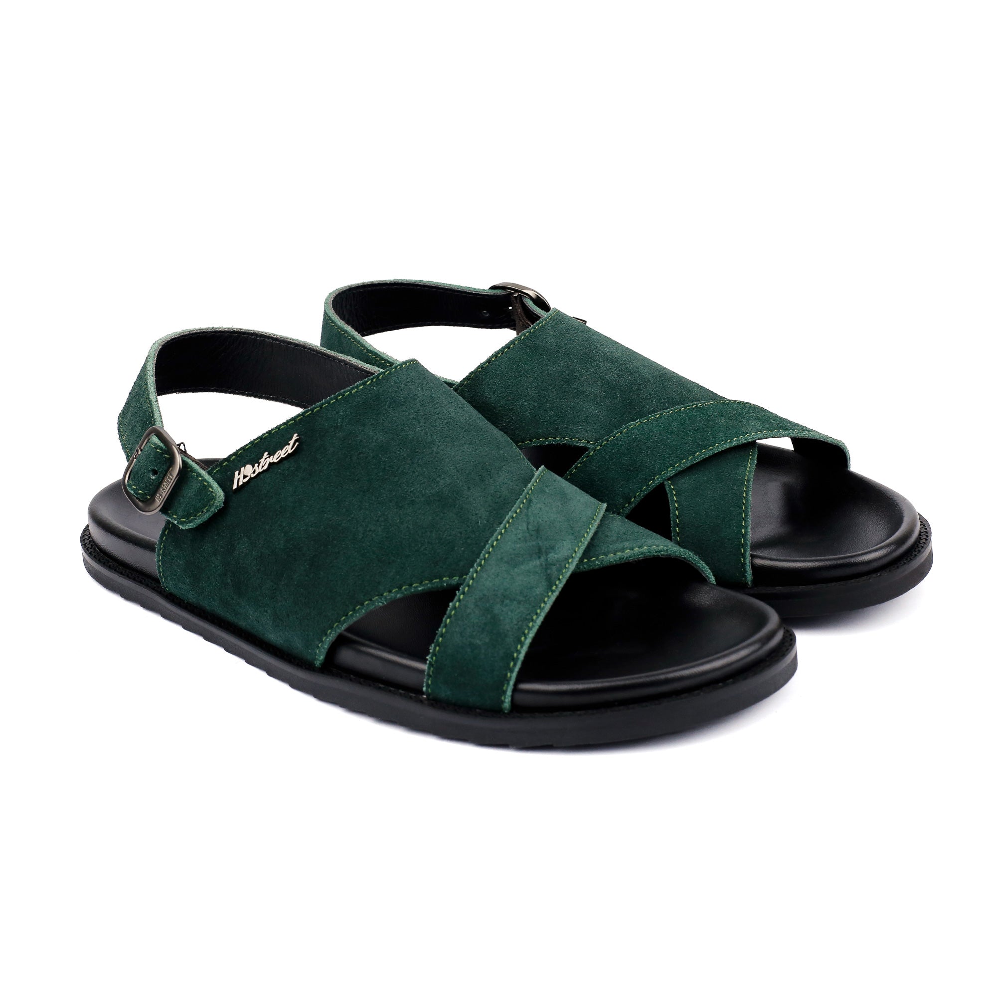 SUED LEATHER COMFORT SANDAL