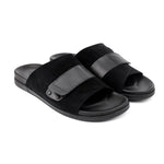 BLACK SUEDE COMFORT SLIPPER