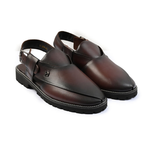 TWO TONE LIGHTWEIGHT LEATHER SANDAL