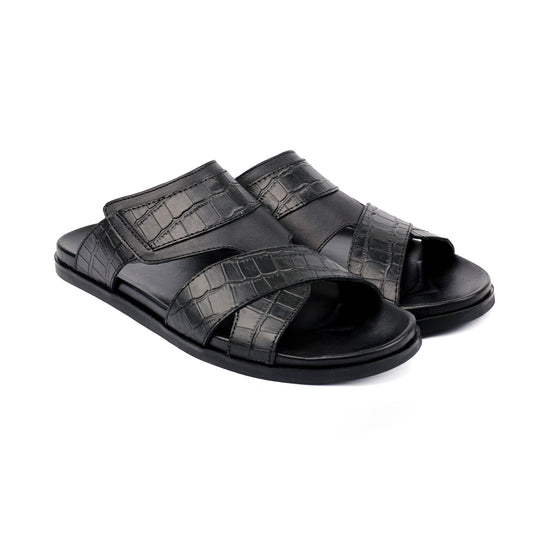 SPLIT LEATHER EVA SLIPPER