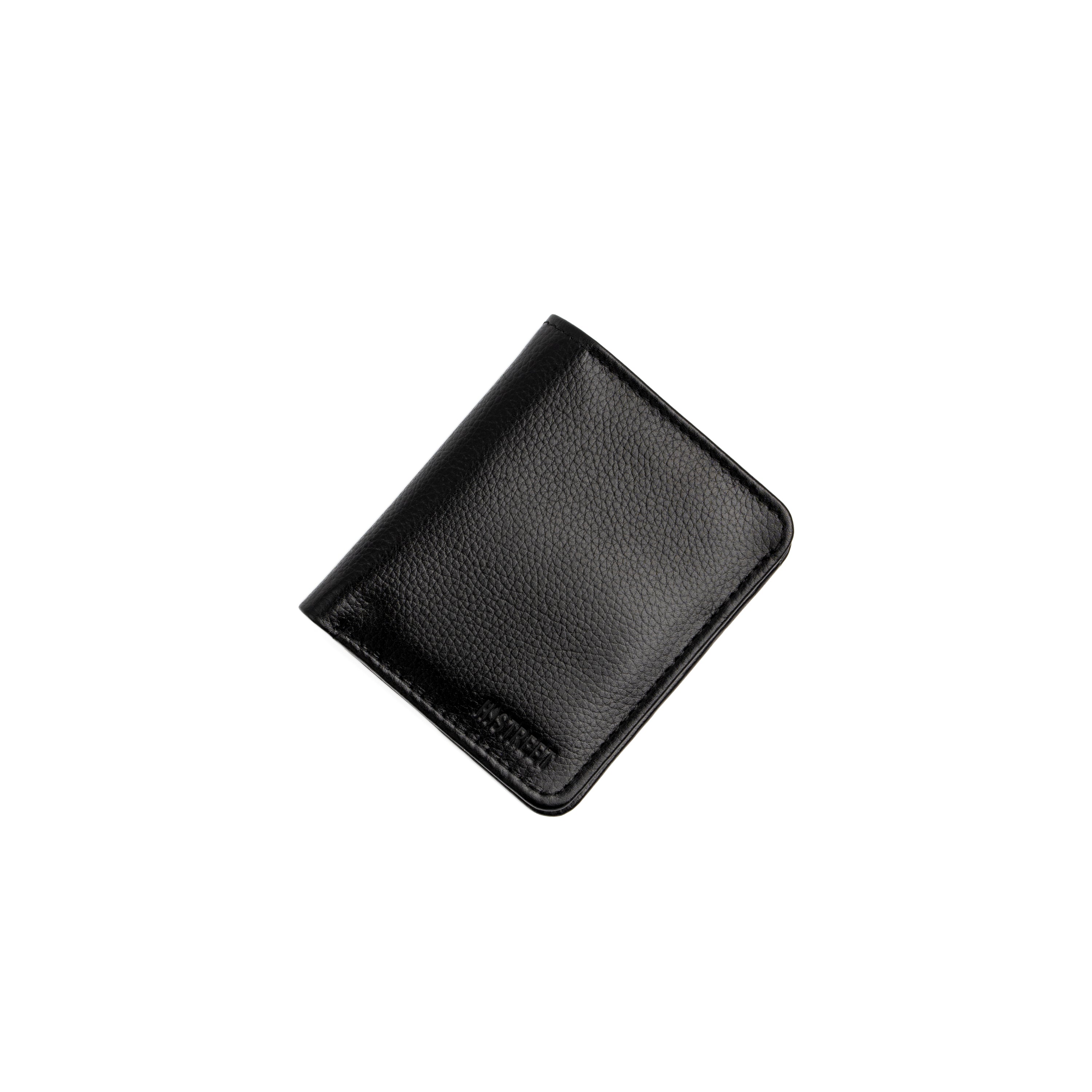 MILLED LEATHER BOOK STYLE WALLET