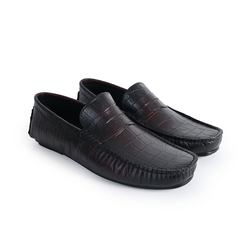 TEXTURED DRIVING LOAFER