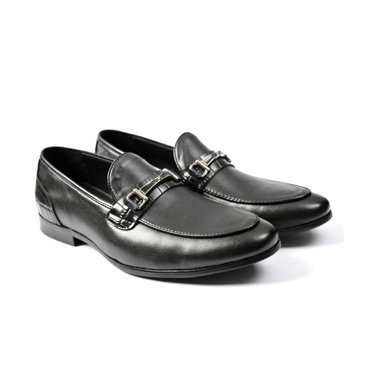 BLACK ANILINE LEATHER SHOES