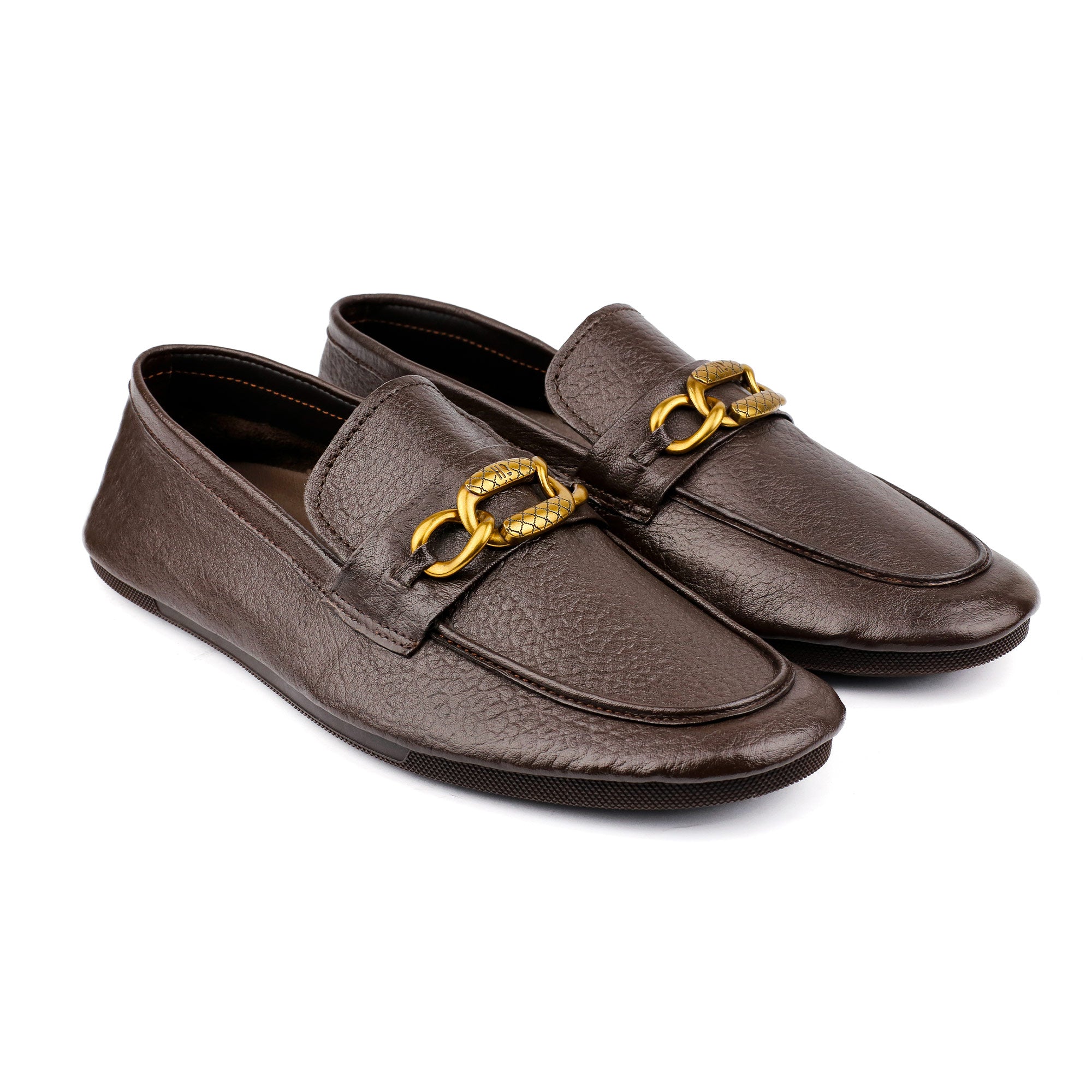 TEXTURED LEATHER SOFT SHOES