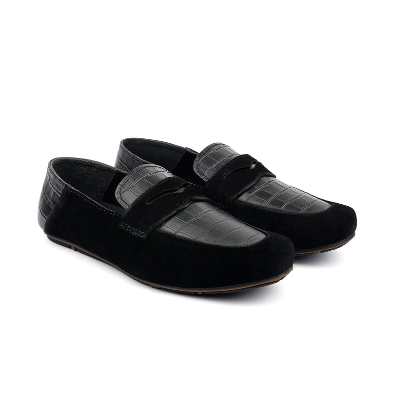 MULTI LEATHER SOFT MOCCASIN