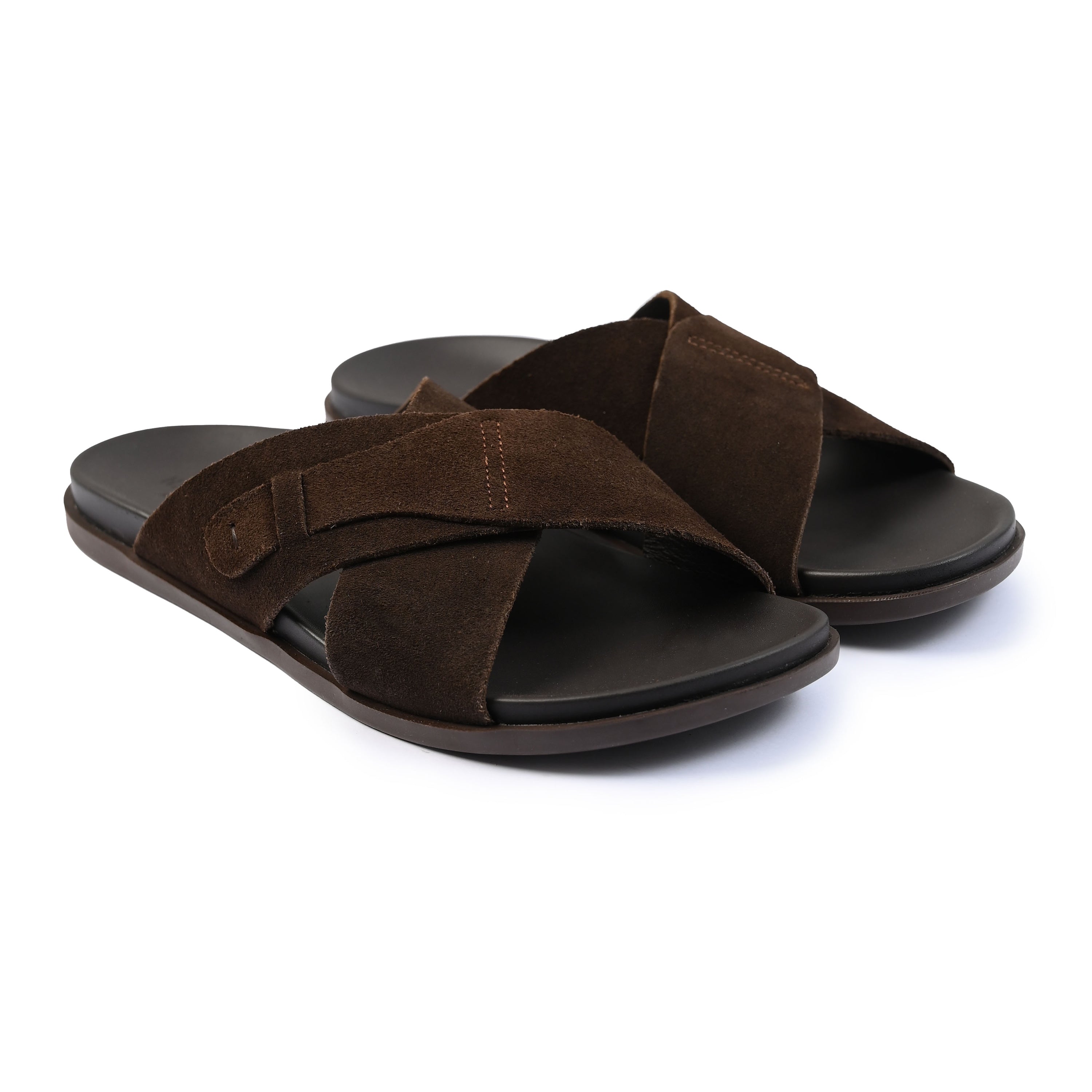 BROWN SUEDE EVA SLIPPER