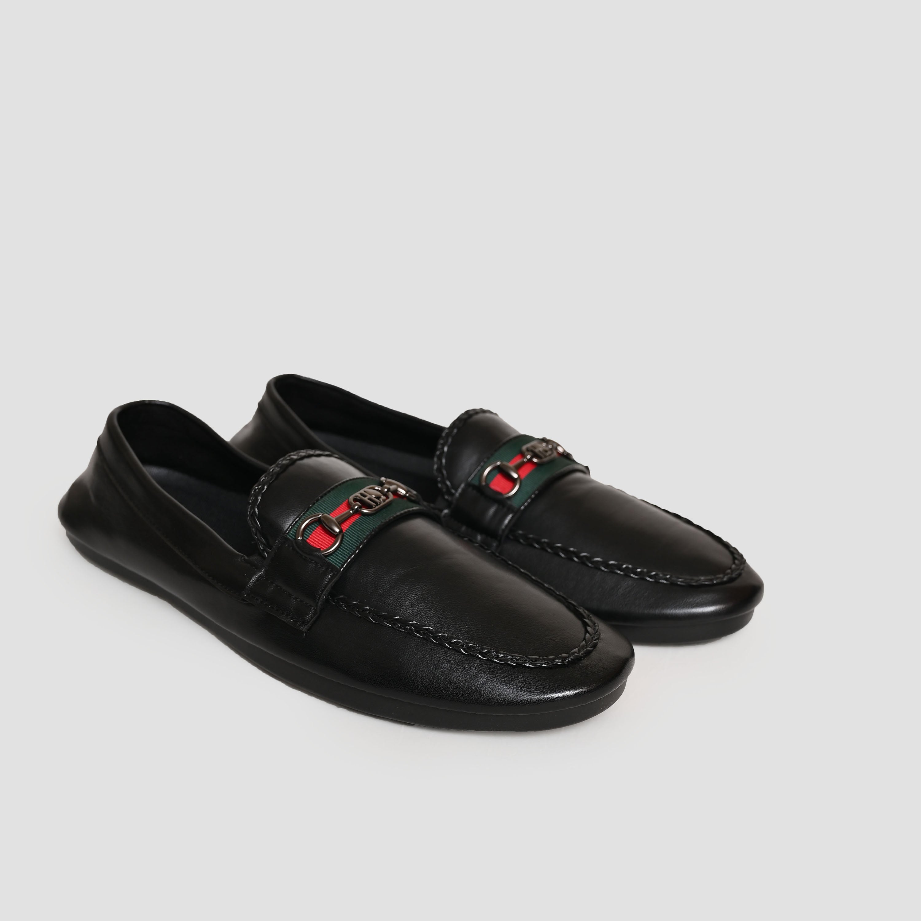 BLACK SOFT LEATHER COMFORT LOAFER