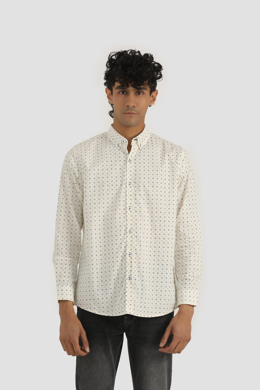 PRINTED COTTON SHIRT