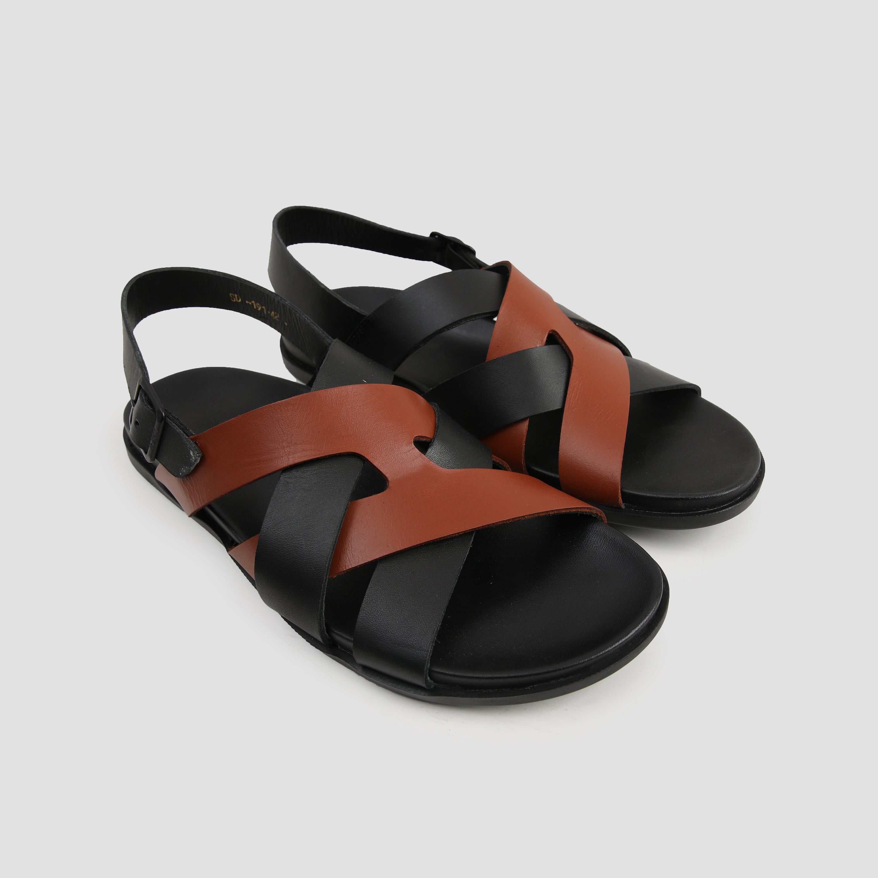 MULTI CROSS STRIPED COMFORT SANDAL