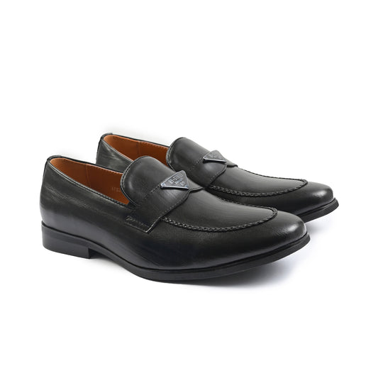 BLACK SNAFFLE TRIM SHOES