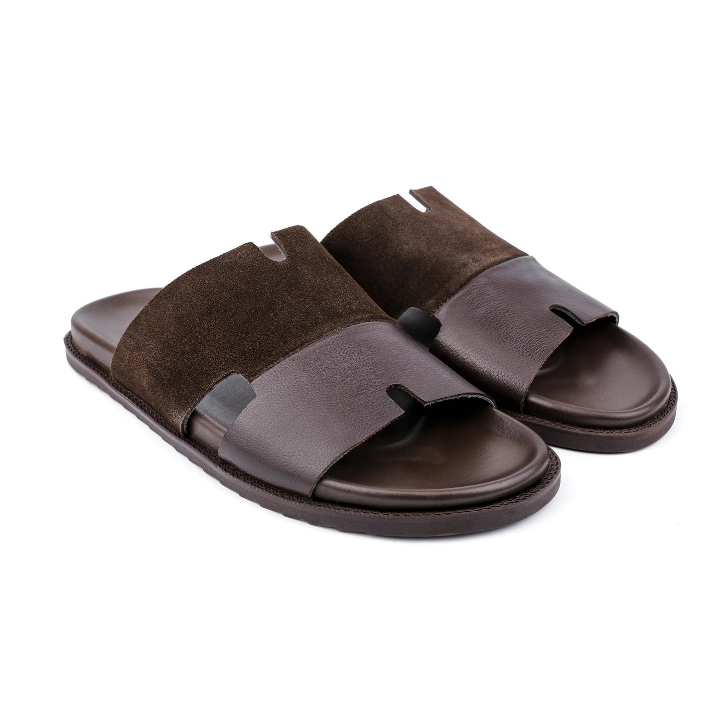 SPLIT LEATHER EVA SLIPPER
