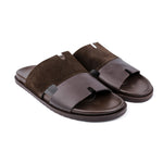 SPLIT LEATHER EVA SLIPPER