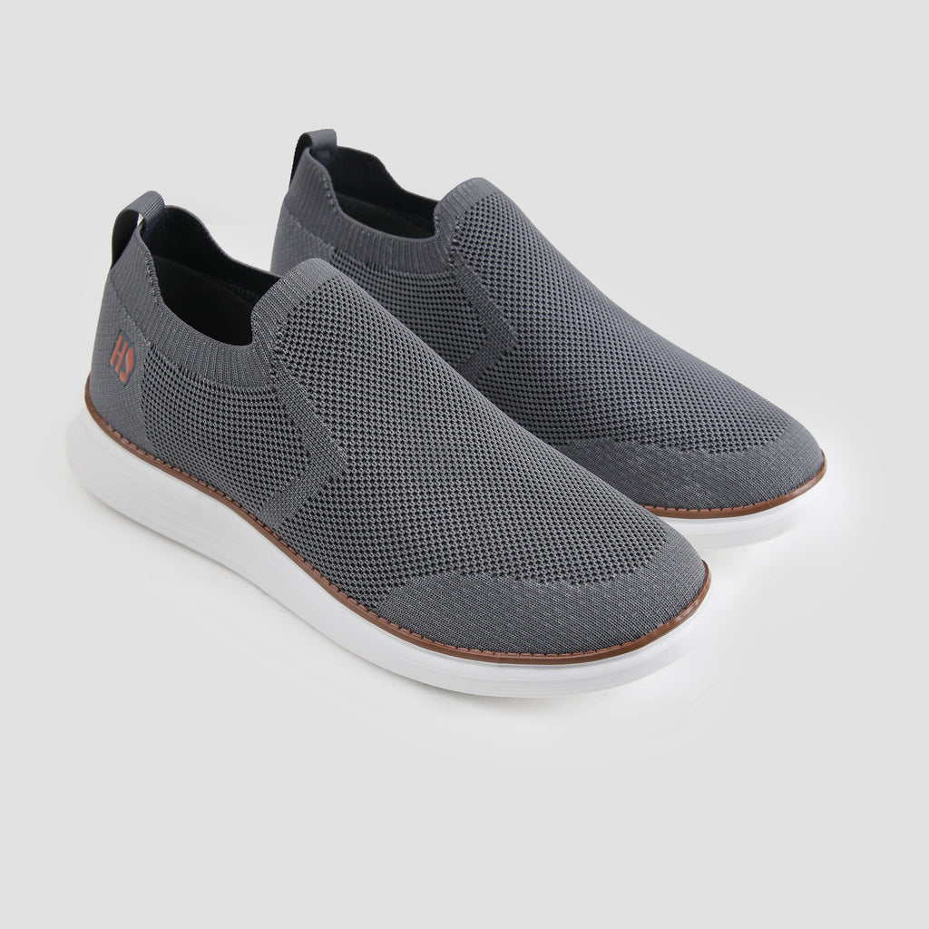 FADED DYE KNIT FABRIC SHOES
