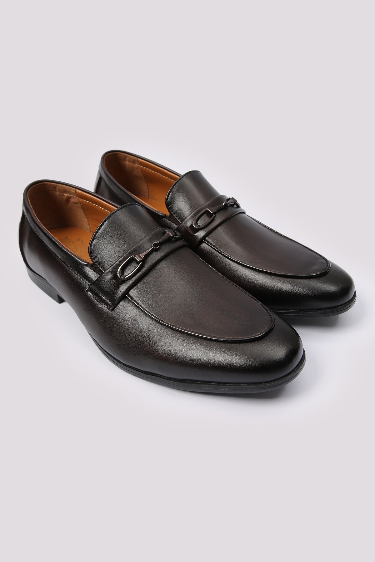 COFFEE SOFT LEATHER SHOES