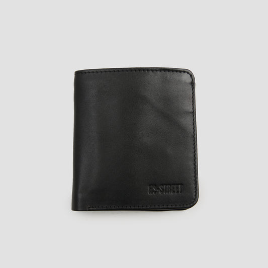 BLACK LEATHER SMART WALLET