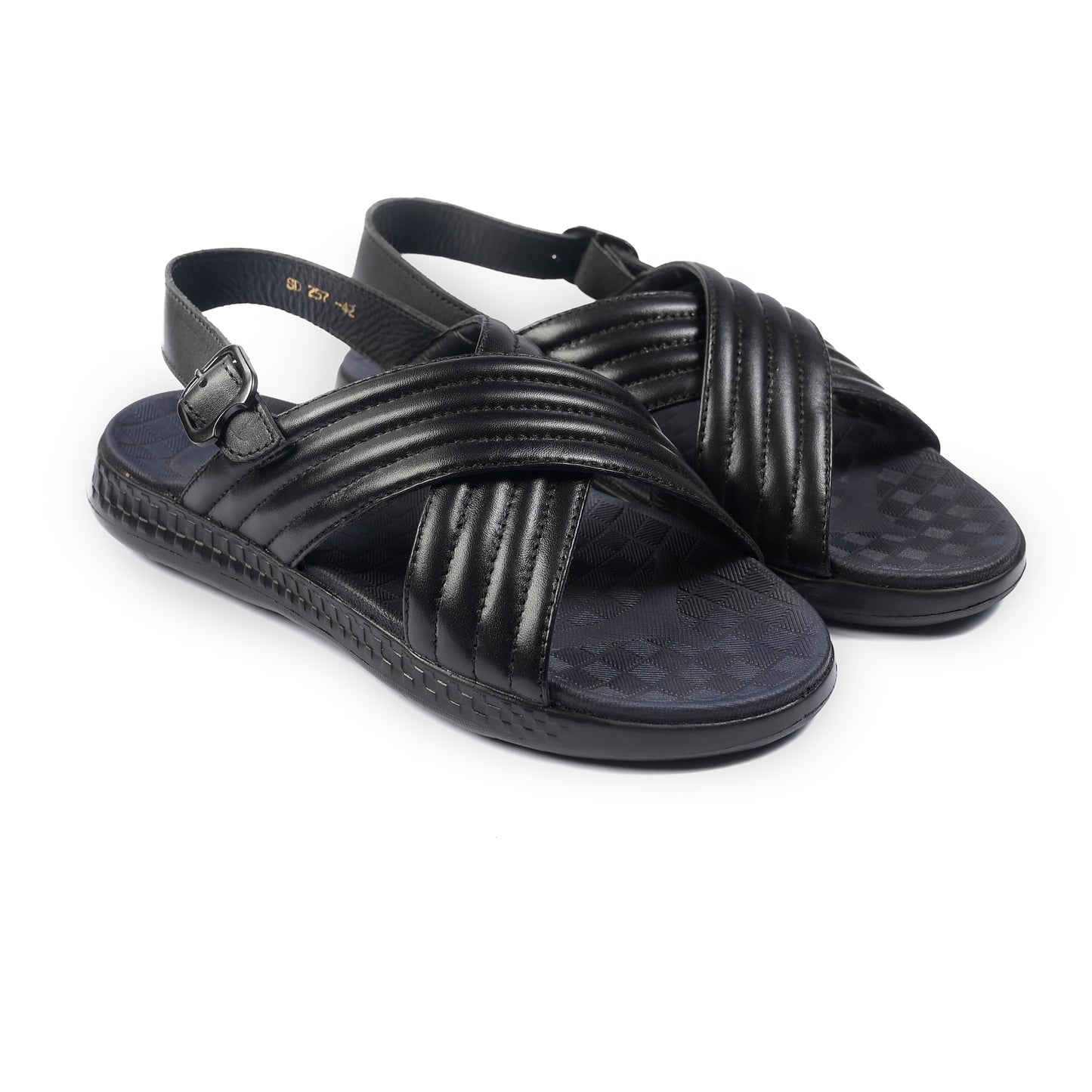 black sandals