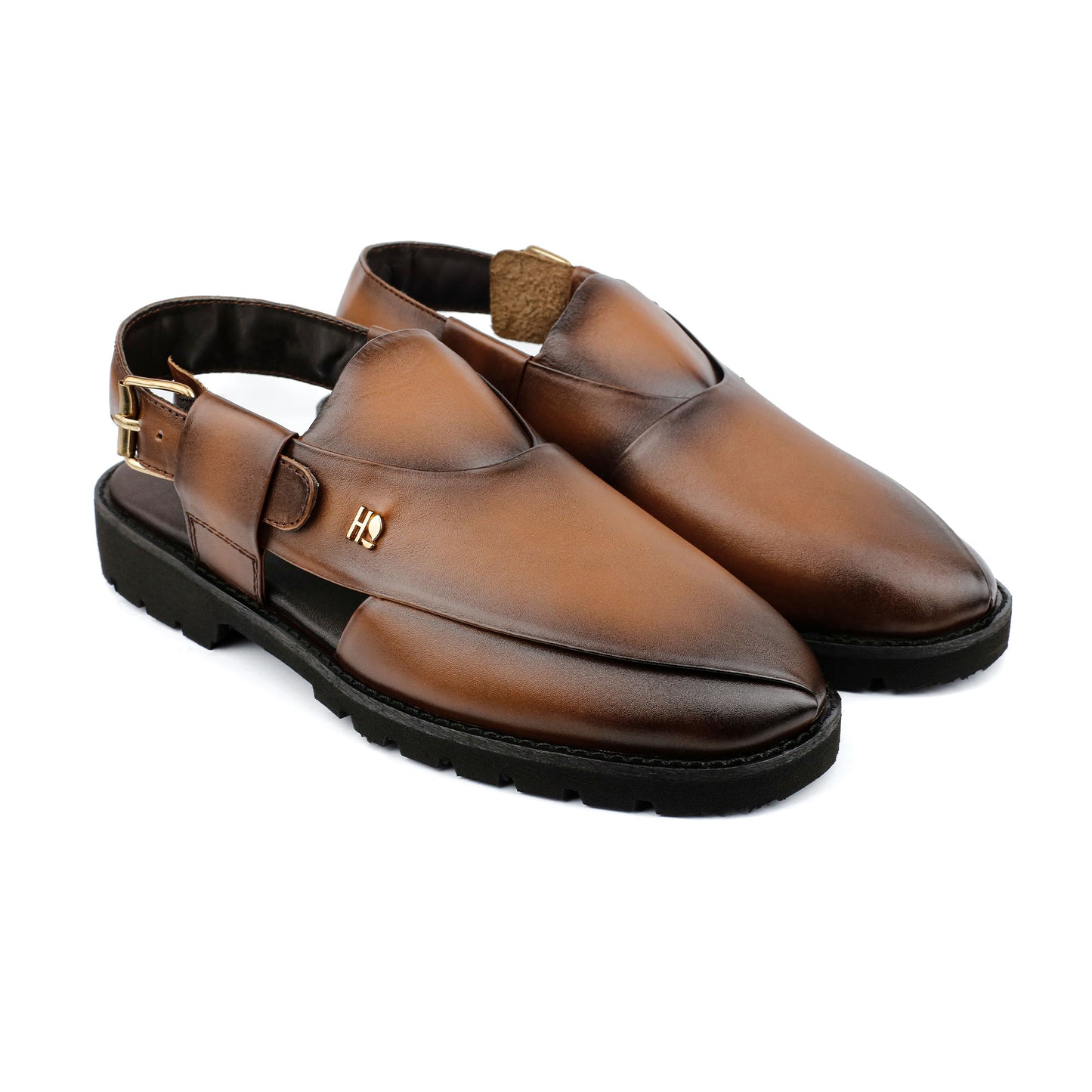 TWO TONE LEATHER EVA SANDAL