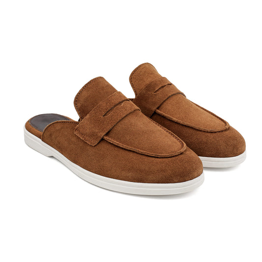SUEDE LEATHER SUMMER MULE