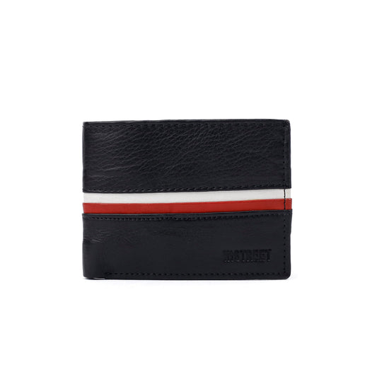BLACK ANILINE LEATHER WALLET