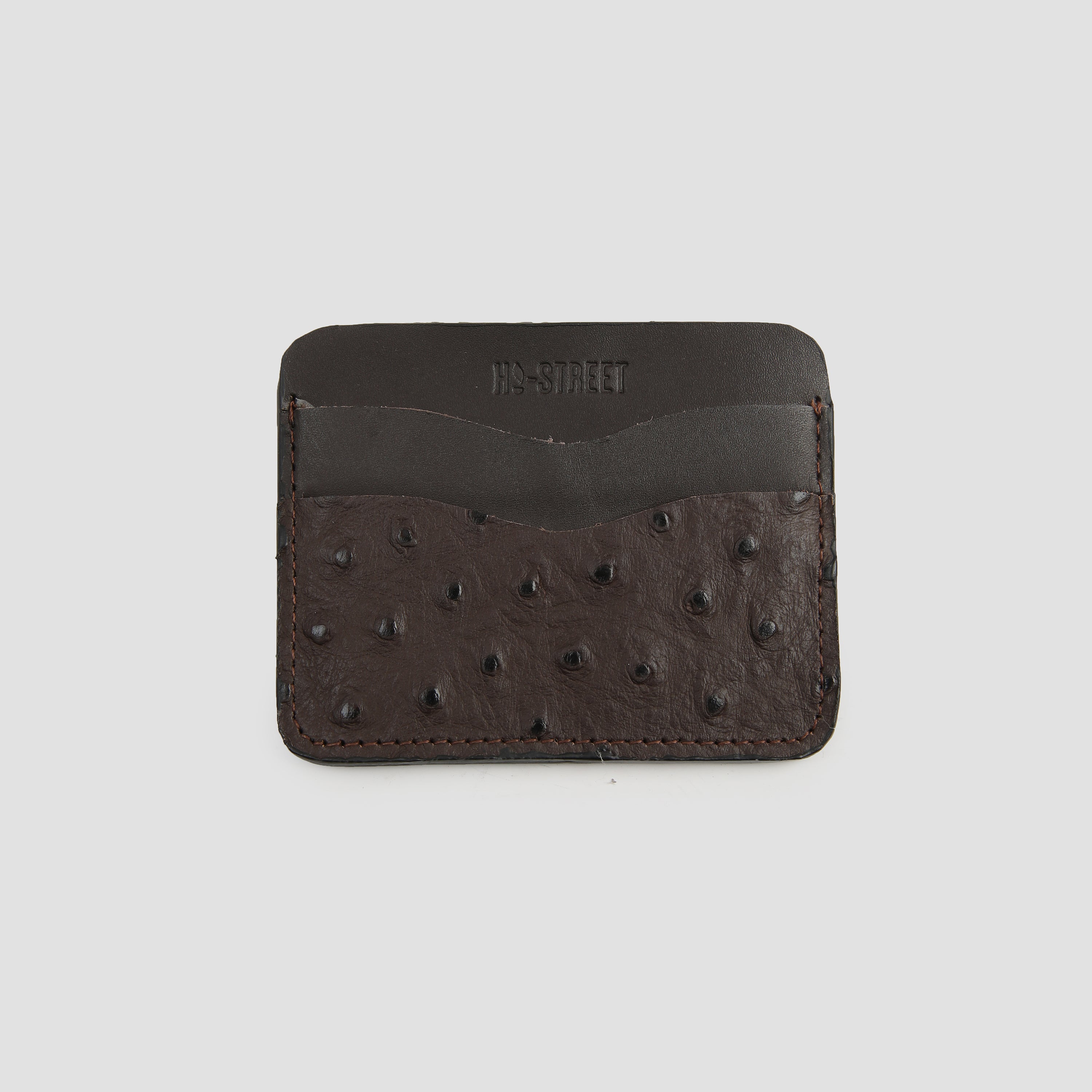 TEXTURED LEATHER CARD HOLDER