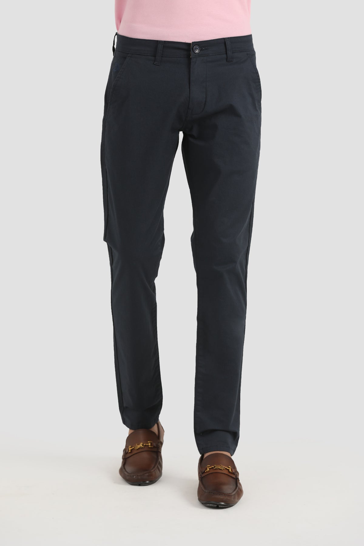 NAVY CROSS POCKET COTTON PANT