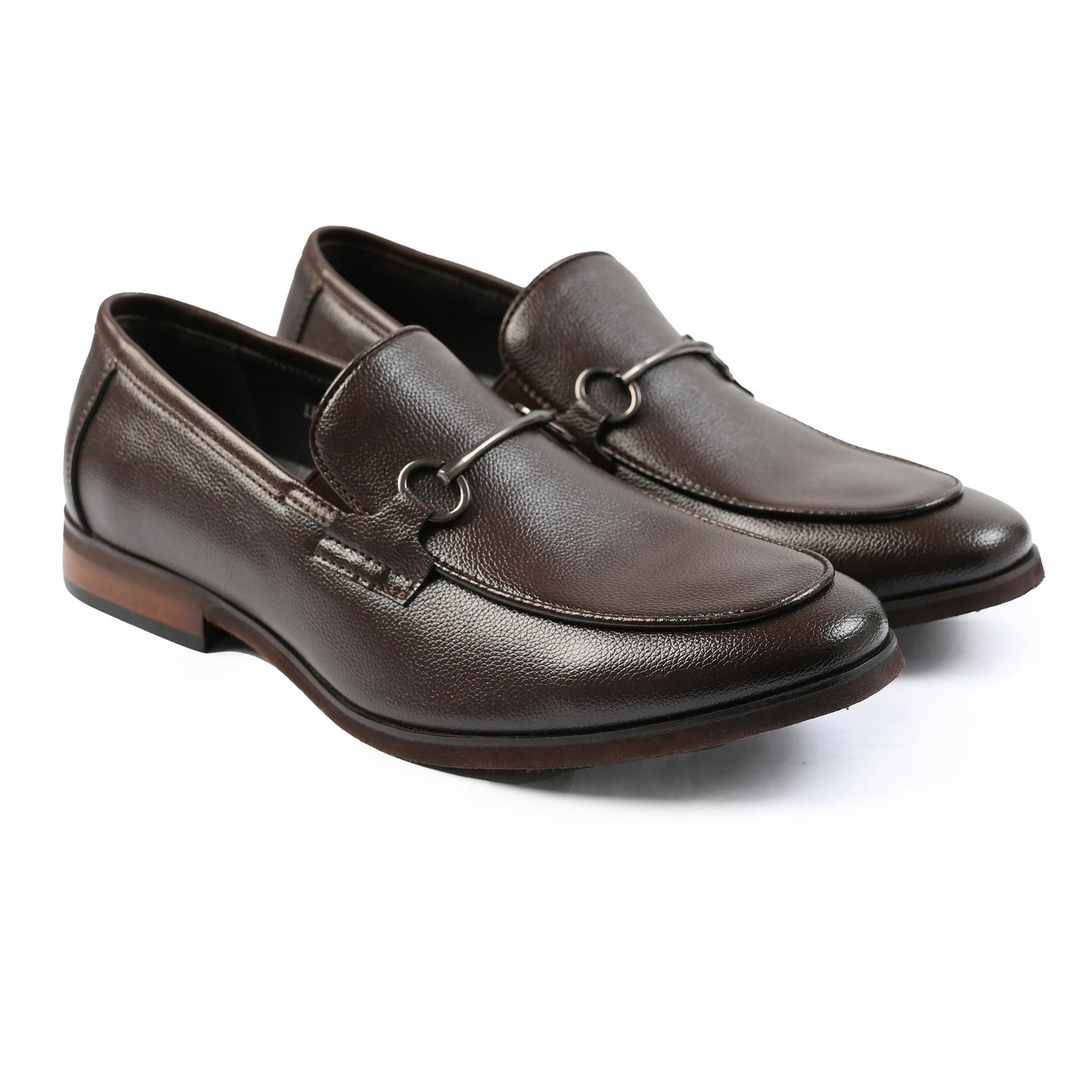 BROWN BASIC LEATHER DRESS SHOES