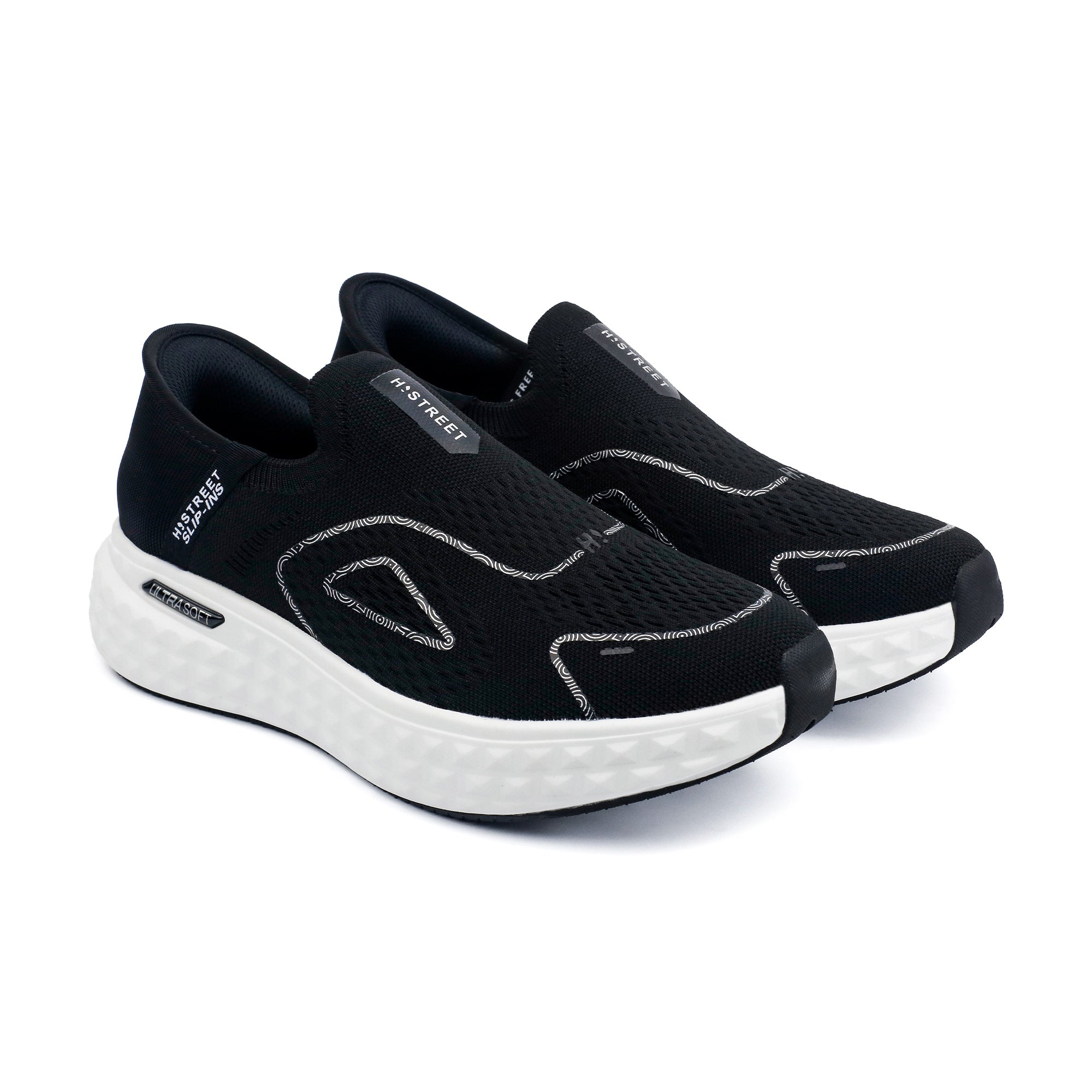 BLACK HAND FREE SHOES