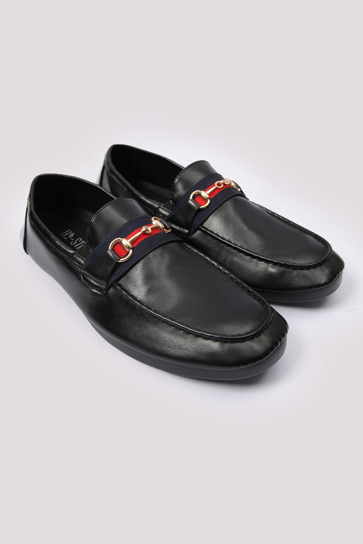 BLACK SOFT LEATHER MOCASSIN