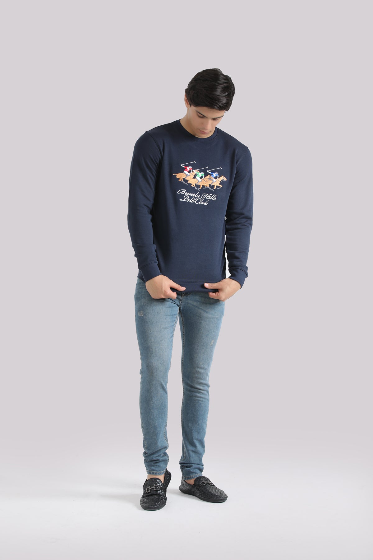 MULTI EMBROIDED SWEAT SHIRT