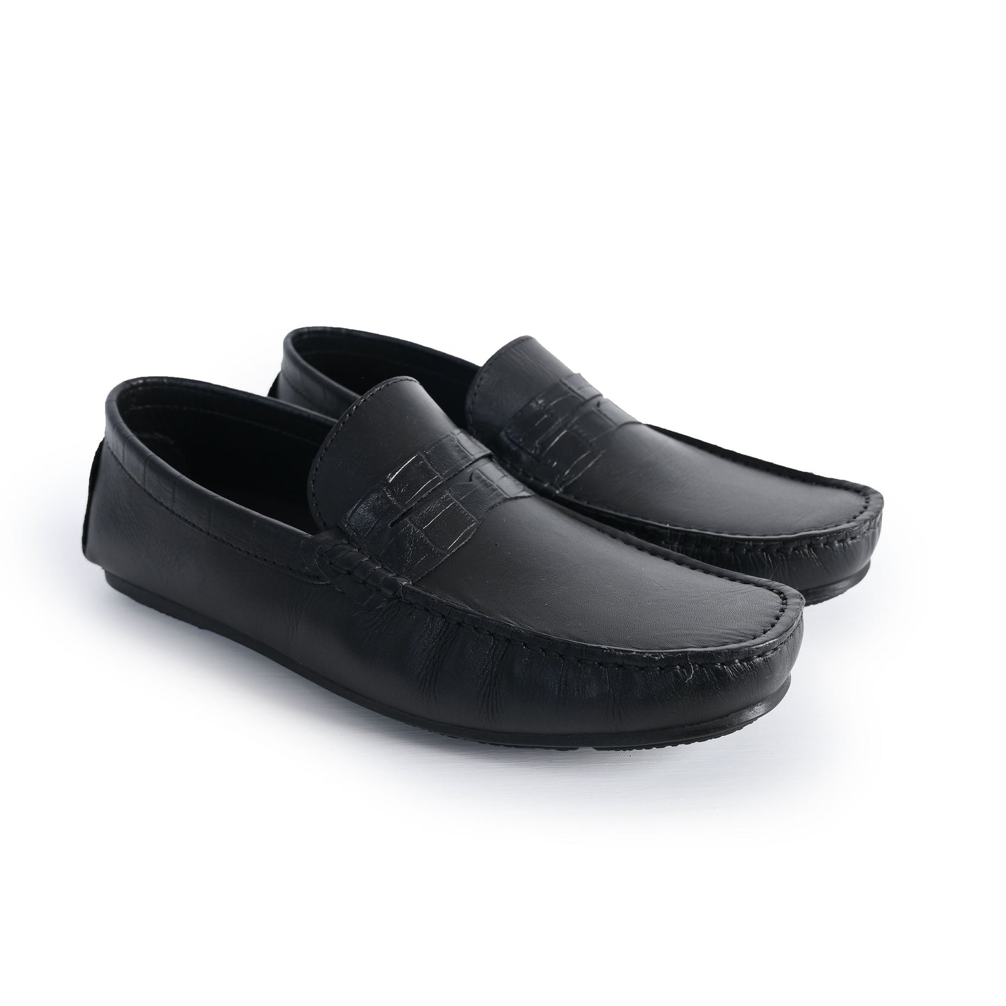 BLACK SOFT LEATHER COMFORT LOAFER