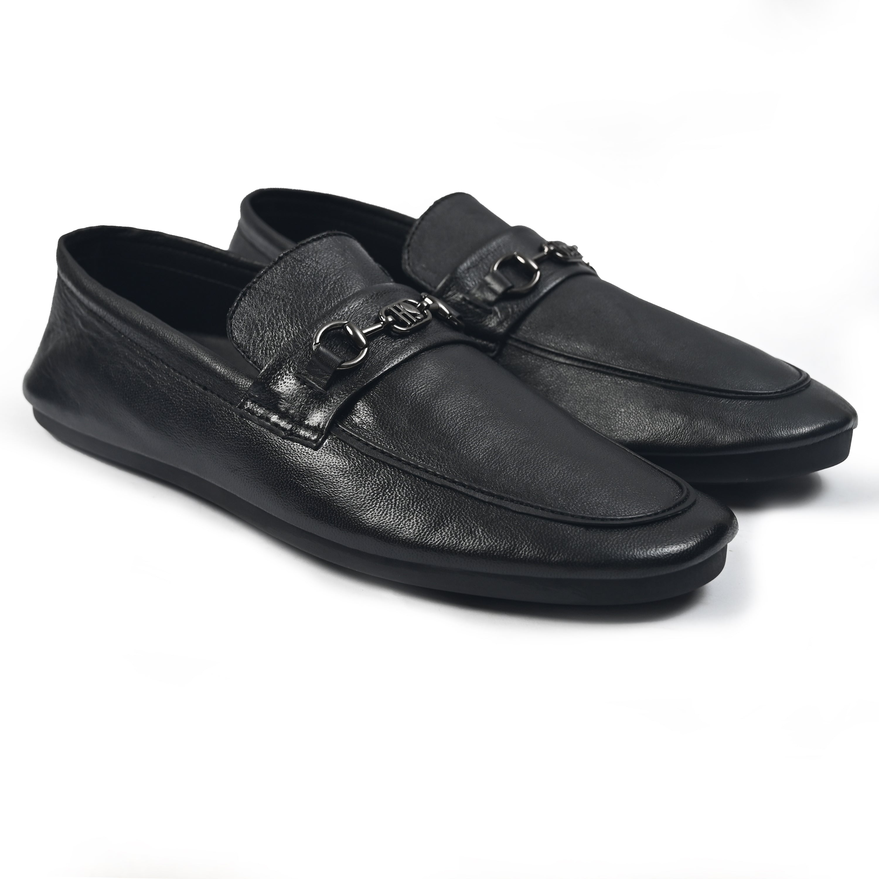 BLACK SHEEP LEATHER LOAFERS
