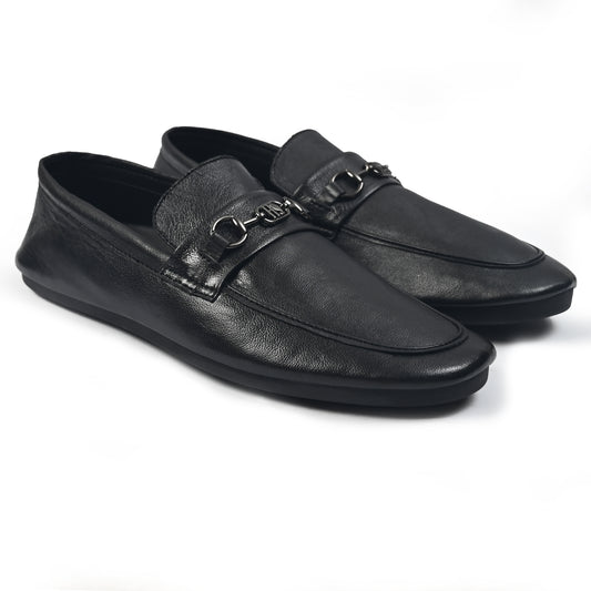BLACK SHEEP LEATHER LOAFERS