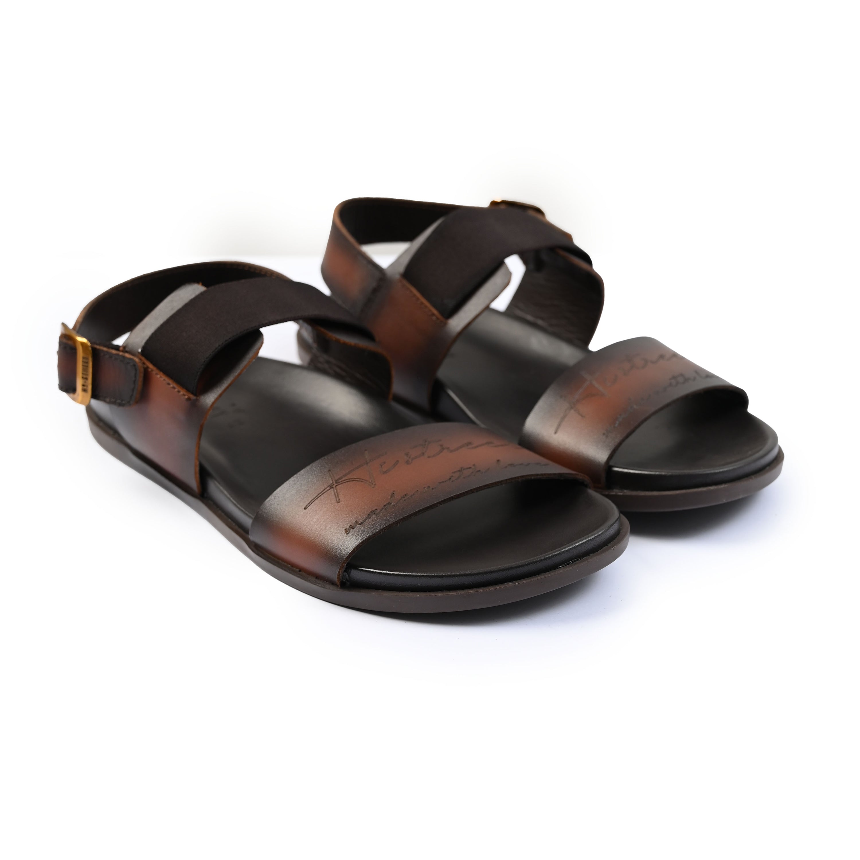 HISTREET TEXT COMFORT SANDAL