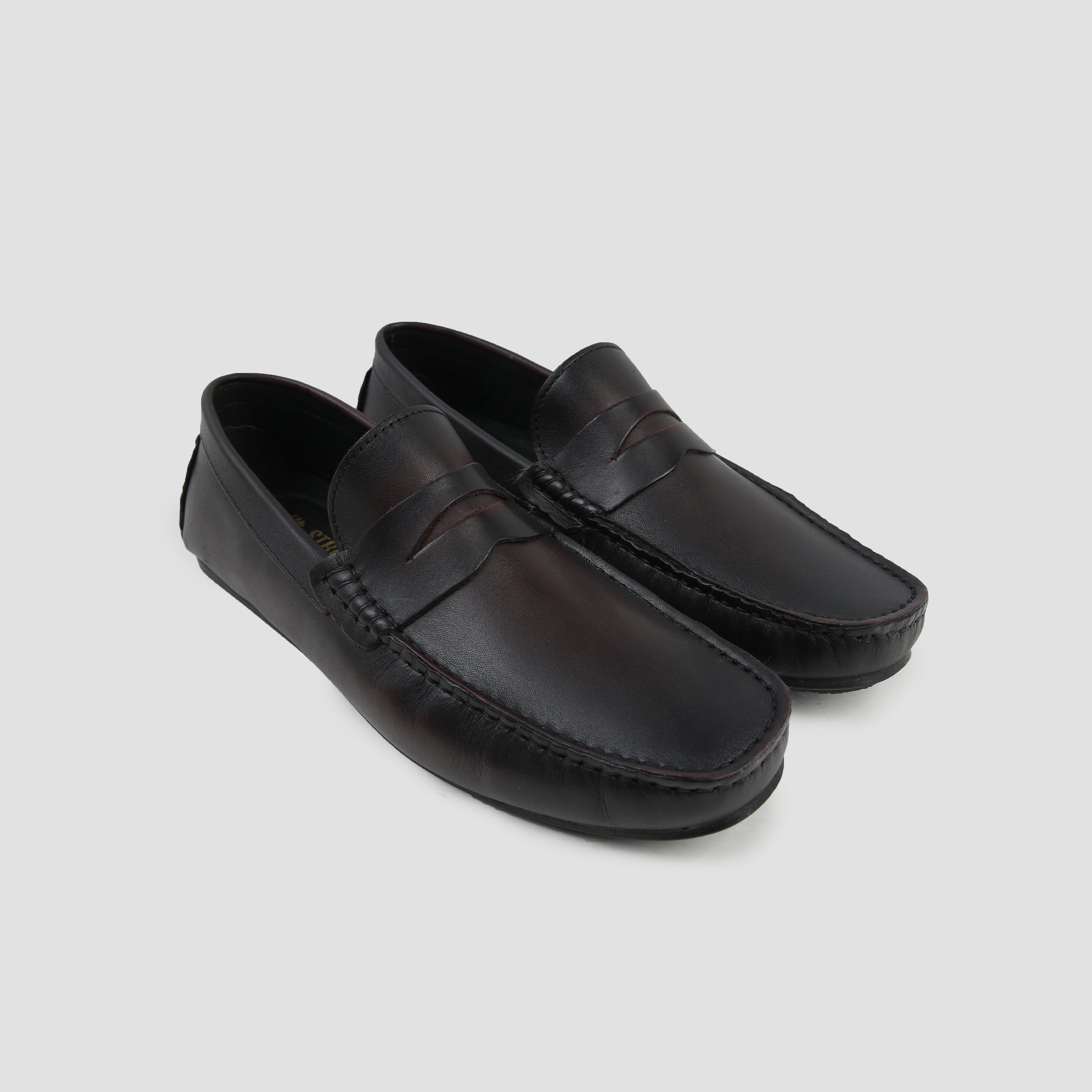 TWO TUNE LEATHER MOCCASIN